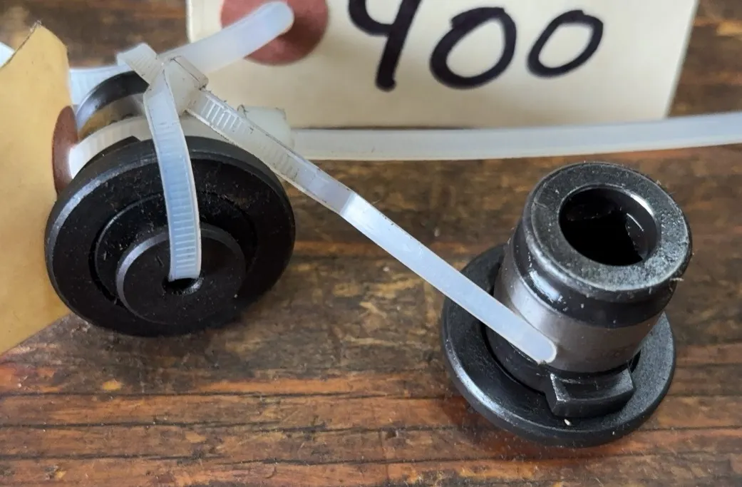 Lot of 2 Precision Roller Burnishing Cartridge Heads - 3/8" & 10.06mm