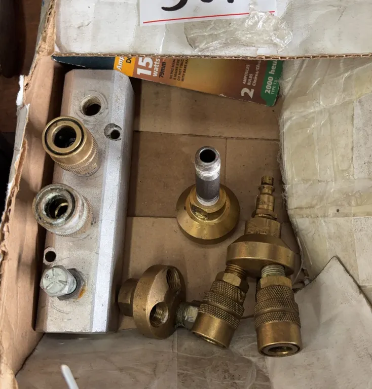 Assorted Air Compressor Quick Connect Fittings & Manifolds