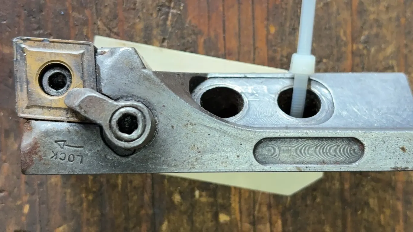 MCLNL-25CA-190 Indexable Lathe Turning Tool Holder w/ Carbide Insert (For Okuma NC Machine)