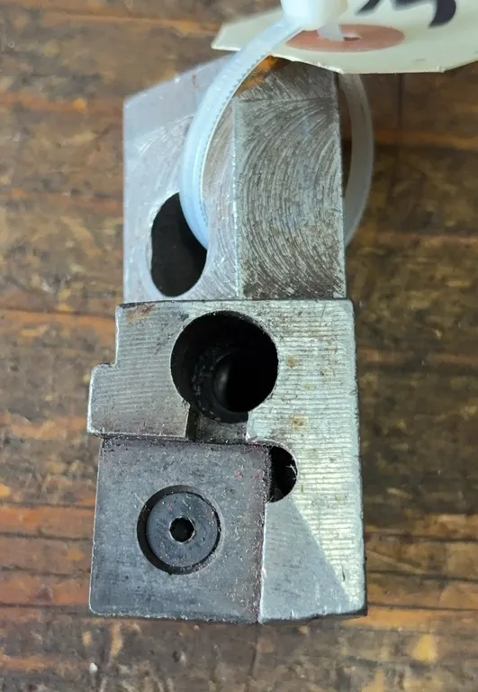 Quick-Change Lathe Tool Holder Block w/ Carbide-Tipped Tool Bit (For Okuma NC Machine)