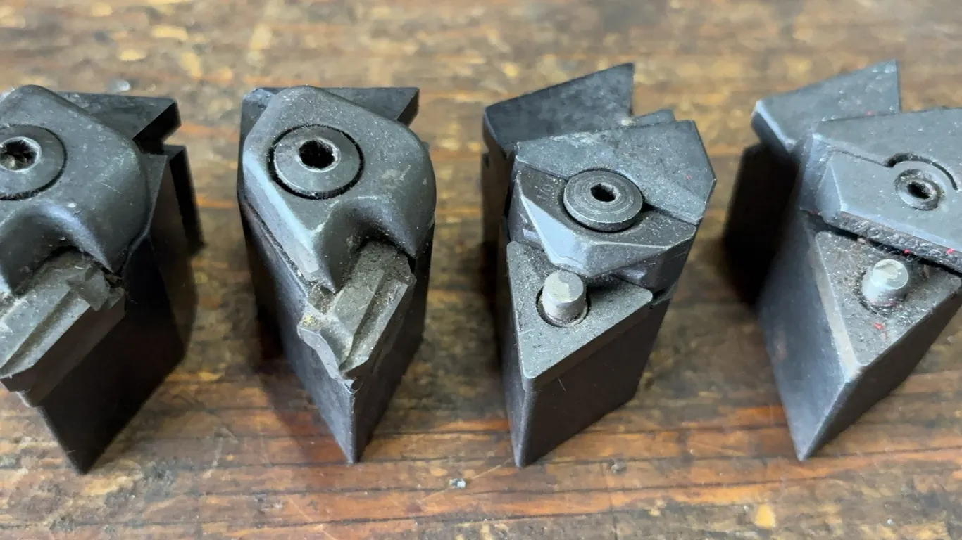 Lot of 4 Indexable Carbide Insert Lathe Turning Tool Holders