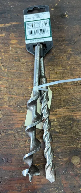 Metabo SDS-Plus Concrete Drill Bit and Wood Auger Bit Bundle