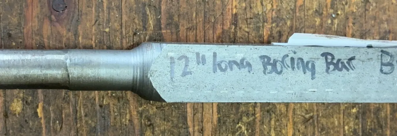 12" Long Boring Bar / Broaching Bar
