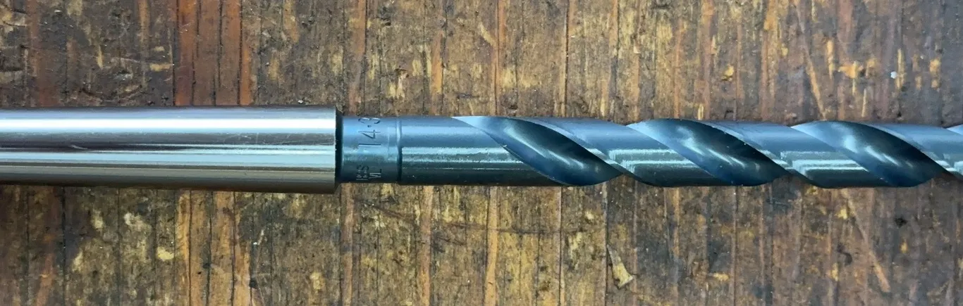 14.3mm HSS Taper Shank Drill Bit