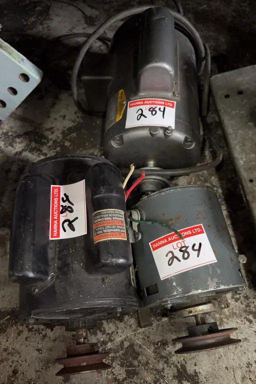 Assorted Electric Motors Lot (3 Pcs.)