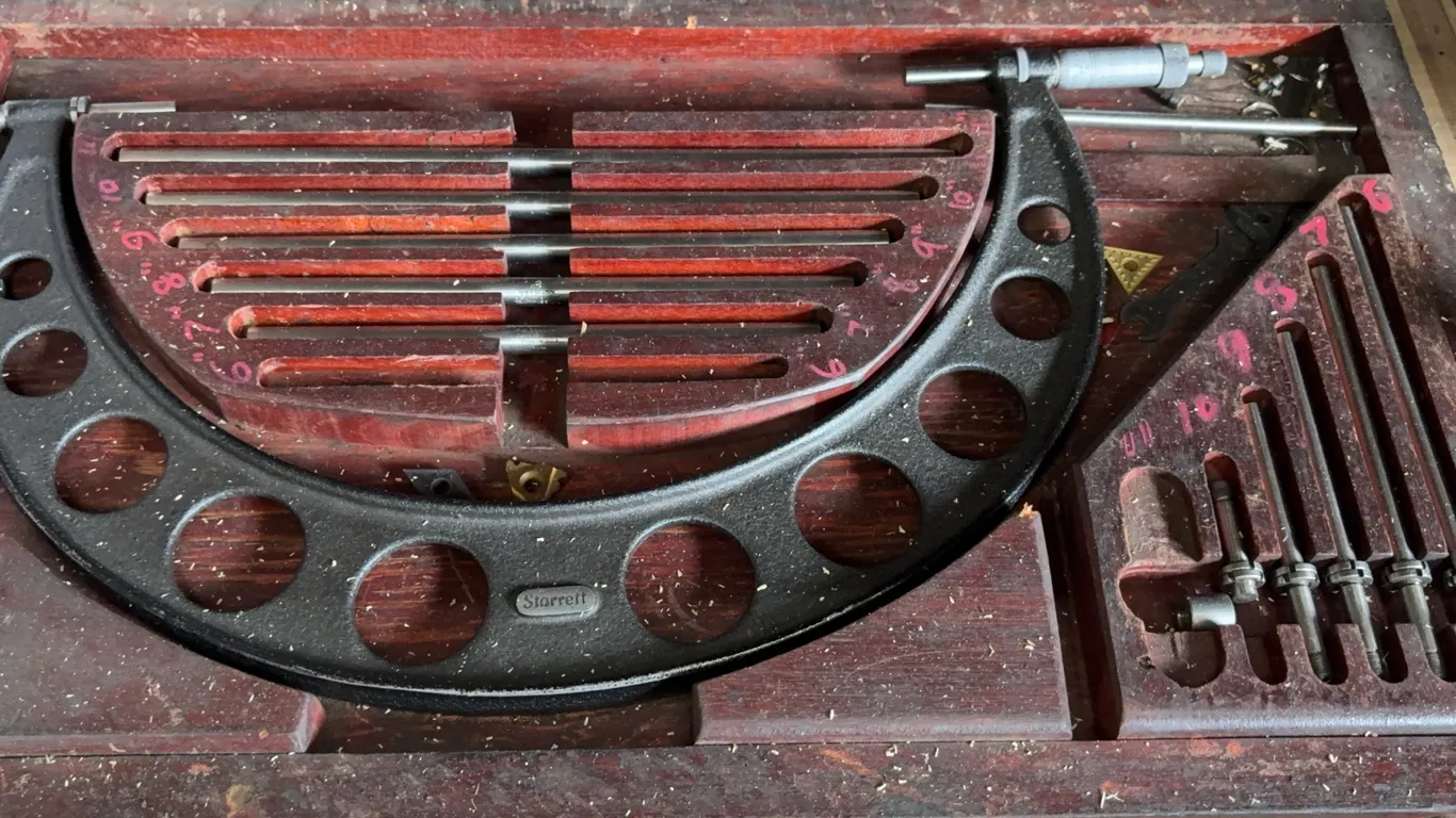 L.S. Starrett No. 224 Outside Micrometer Set