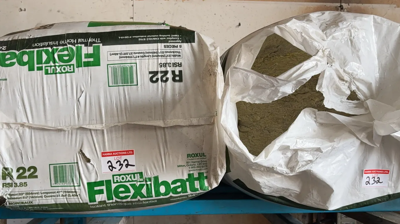 Rockwool FlexiBatt R22 Insulation Batts | Partial & Full Bundle Lot