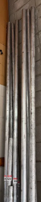 Large Aluminum Round Bar Stock Lot