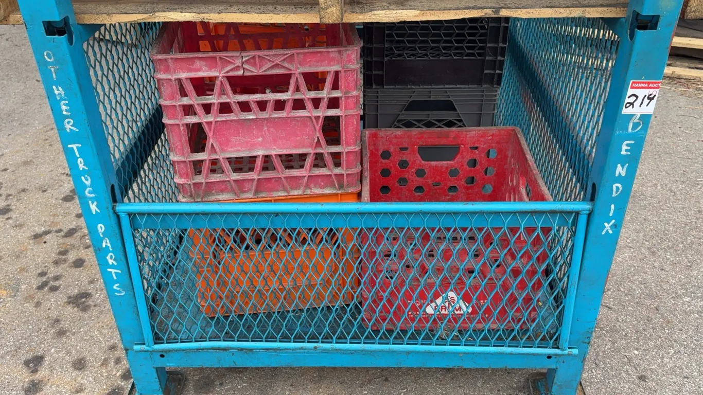 Heavy-Duty Steel Storage Bin