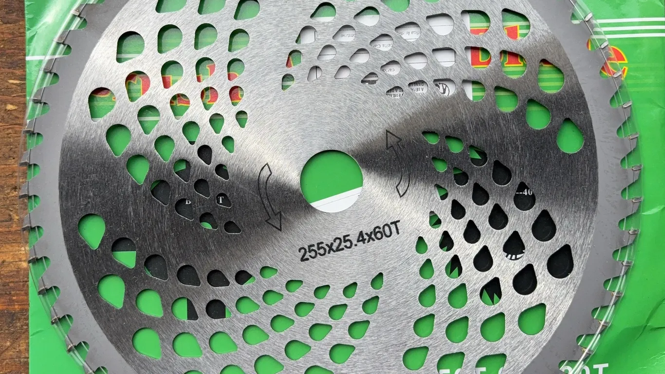 Heavy-Duty 255mm Carbide Grass & Brush Cutting Blade
