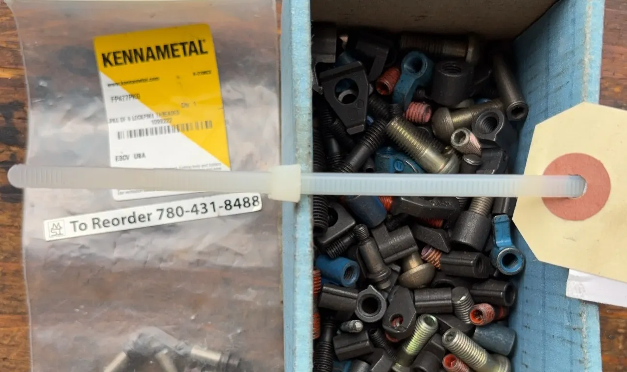 Kennametal Tool Holder Hardware & Lock Pin Assortment Lot