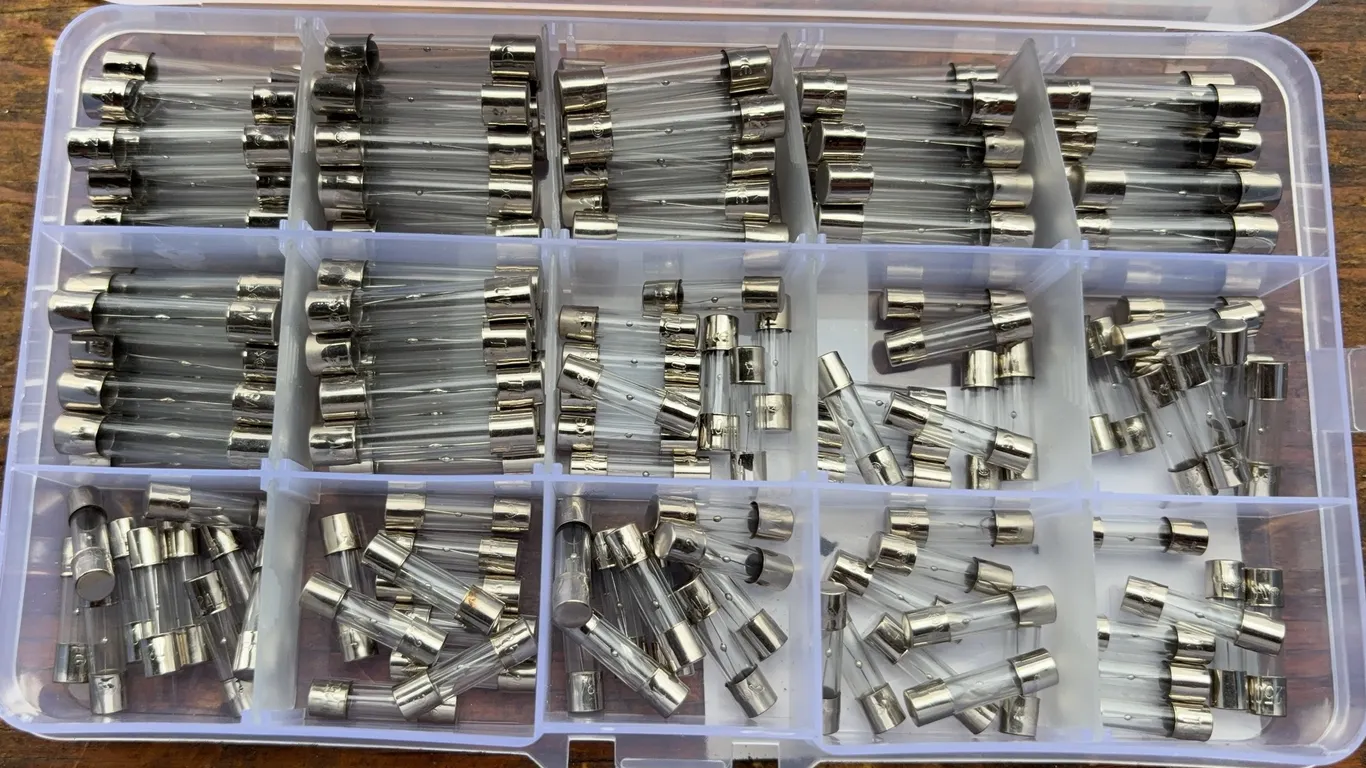 Electrical Fuse Kit | Assorted Slow-Blow Glass Fuses