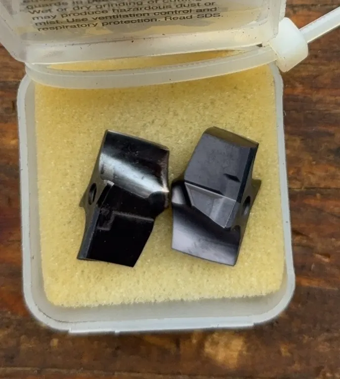 Lot of 2 Kennametal KSEM0759HP Inserts | Precision Indexable Drill Inserts