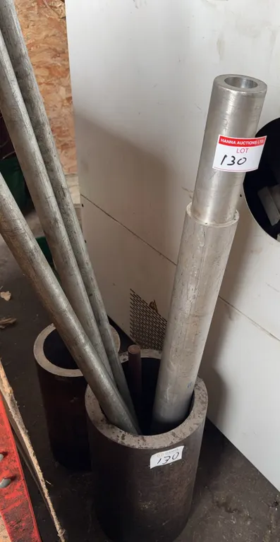 Assorted Aluminum Tubing, Steel Pipe & Heavy-Wall Sleeves Lot