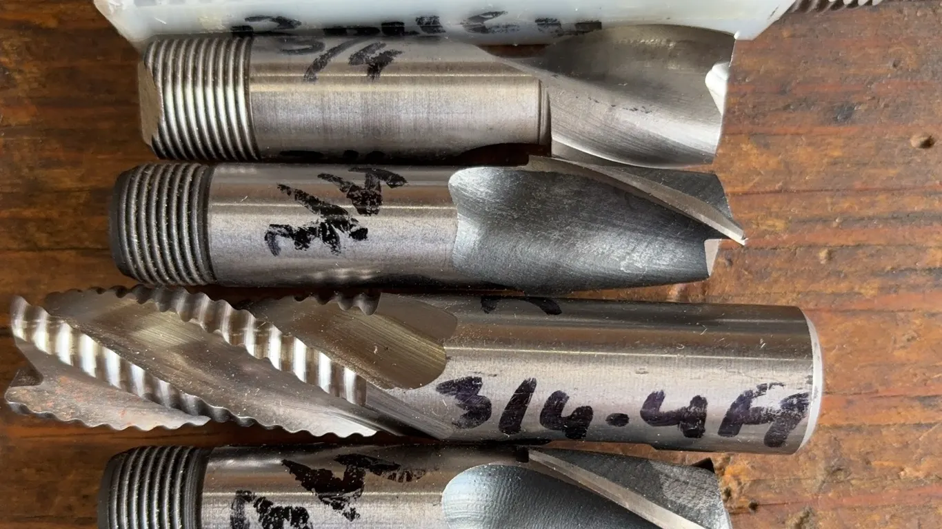 Assorted HSS Roughing End Mills & Shell End Mills Lot