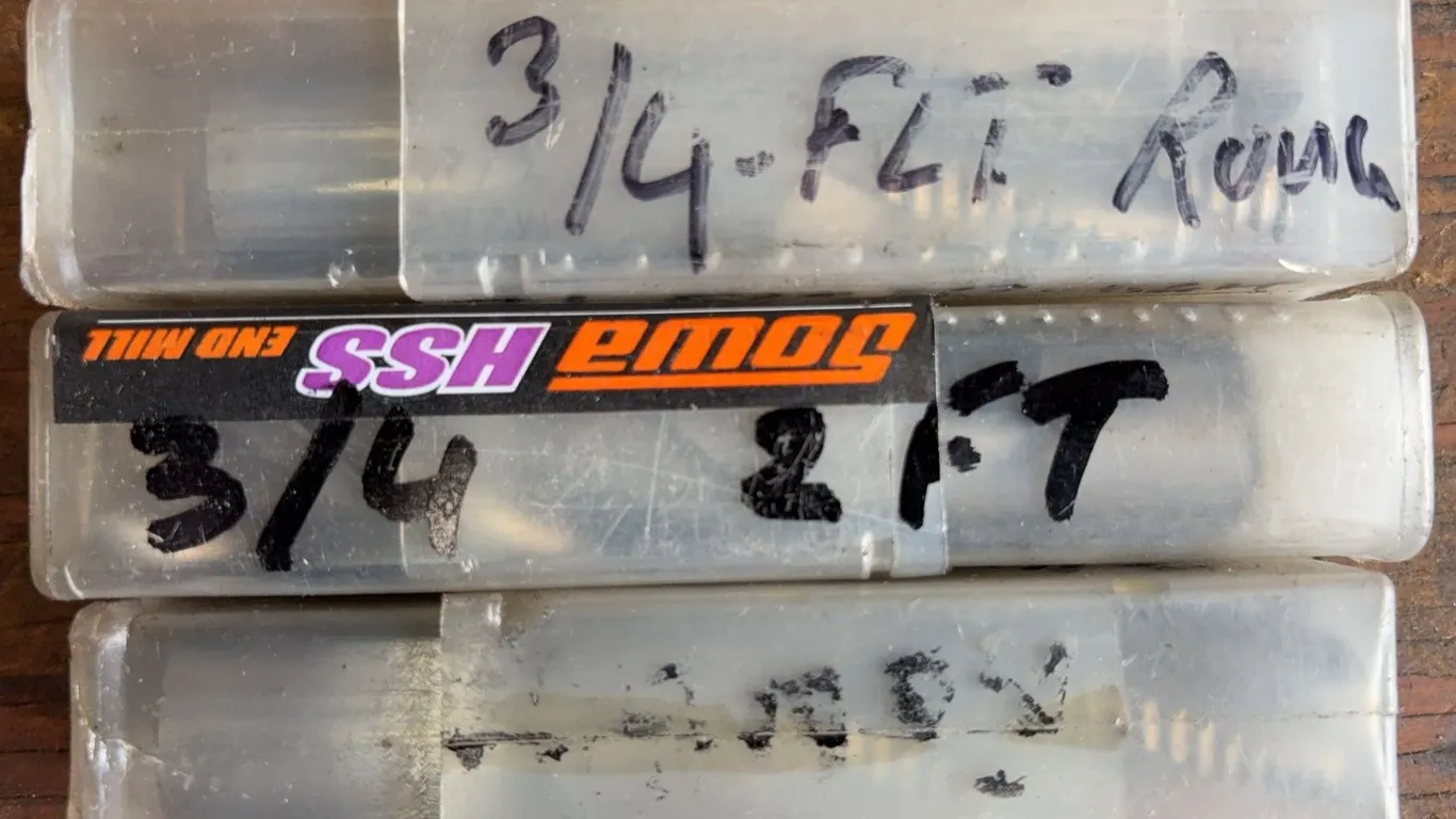 HSS End Mill Cutter Lot
