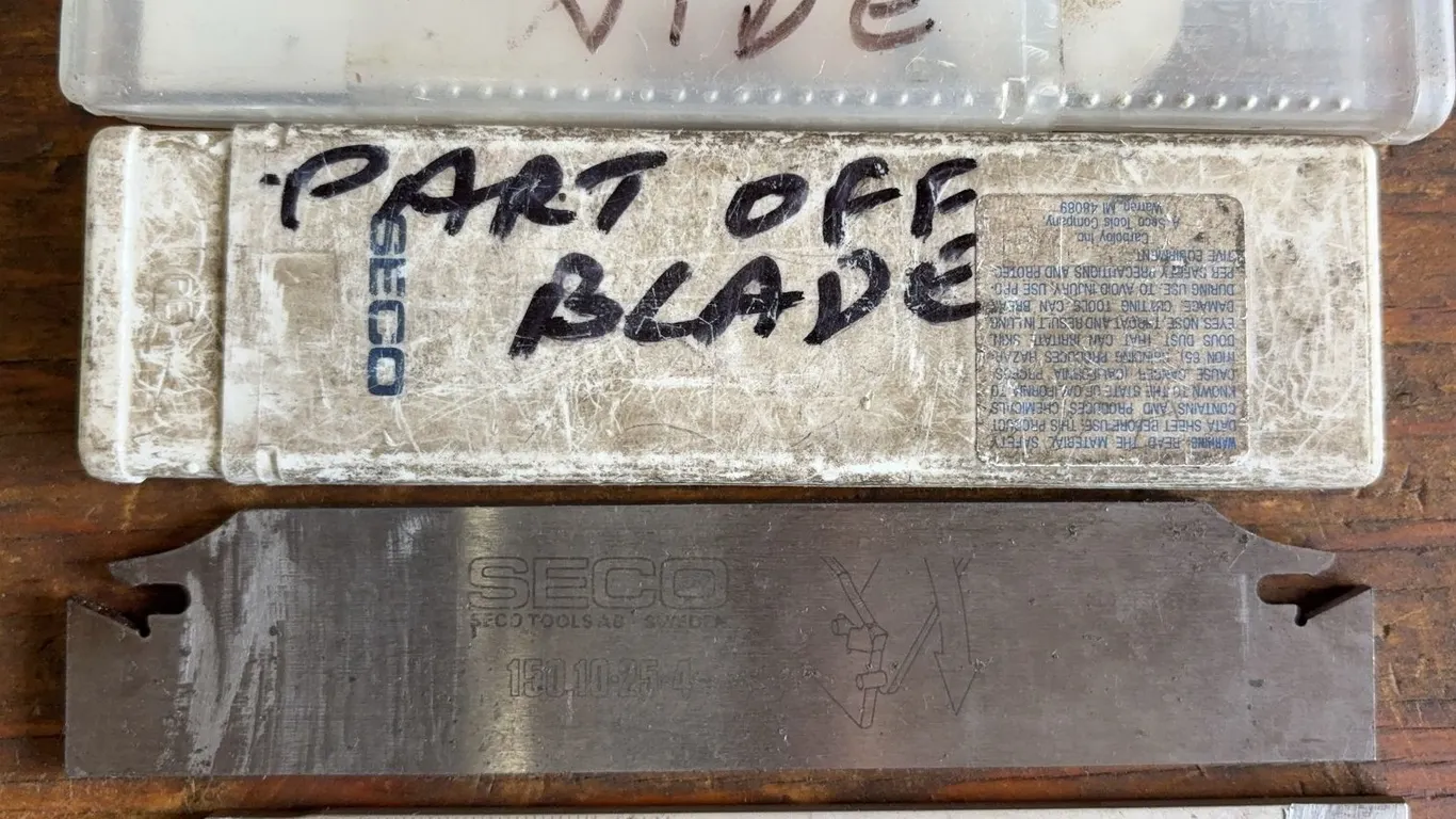 Seco & Iscar Indexable Cut-Off/Parting Blade Holder Lot