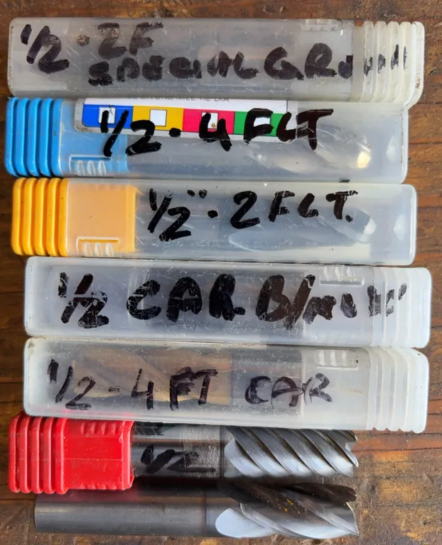 Assorted Carbide End Mill Lot