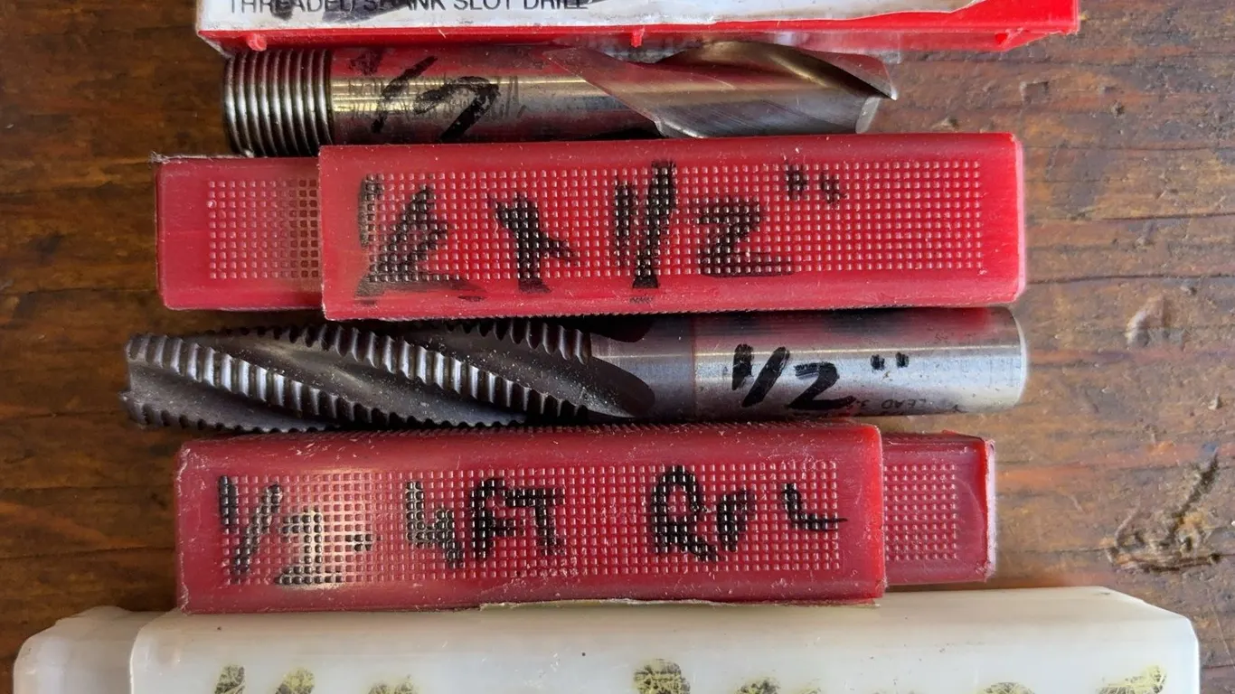 Assorted HSS Taps, Slot Drills & End Mills Lot