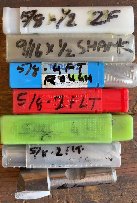 Assorted Carbide End Mills, Roughers & Shell End Mill Cutter Lot