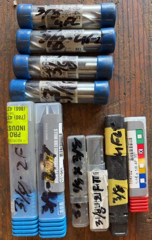 Machinist Carbide Tooling Lot | End Mills, Ball Nose Cutters & CNC Tools