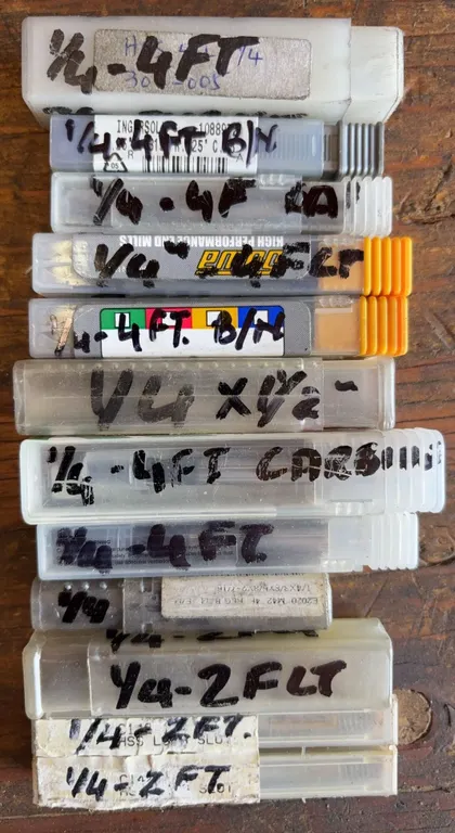 Assorted Carbide End Mill Lot