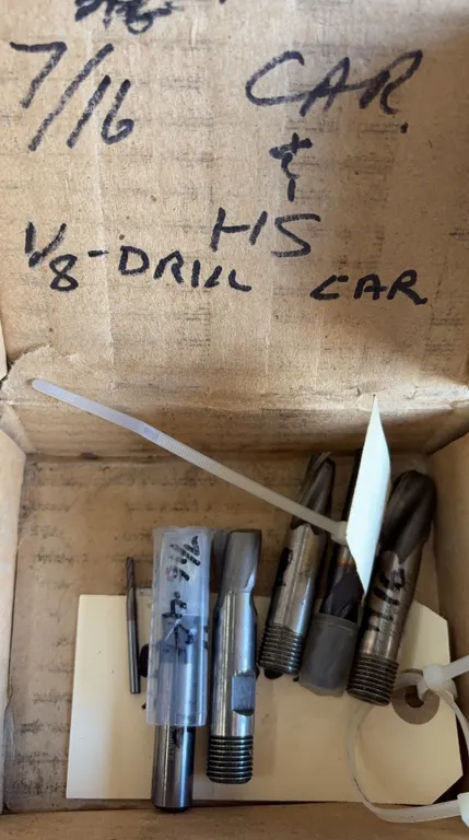 Machinist Carbide Tool Lot | End Mills, Countersinks & Micro Cutters