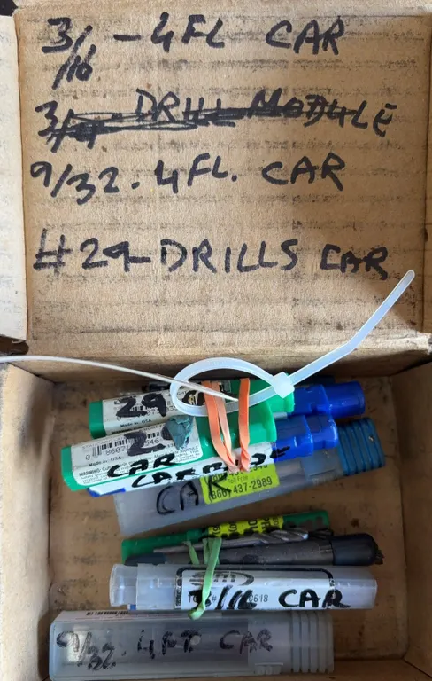 Assorted Carbide End Mills & Precision Drills