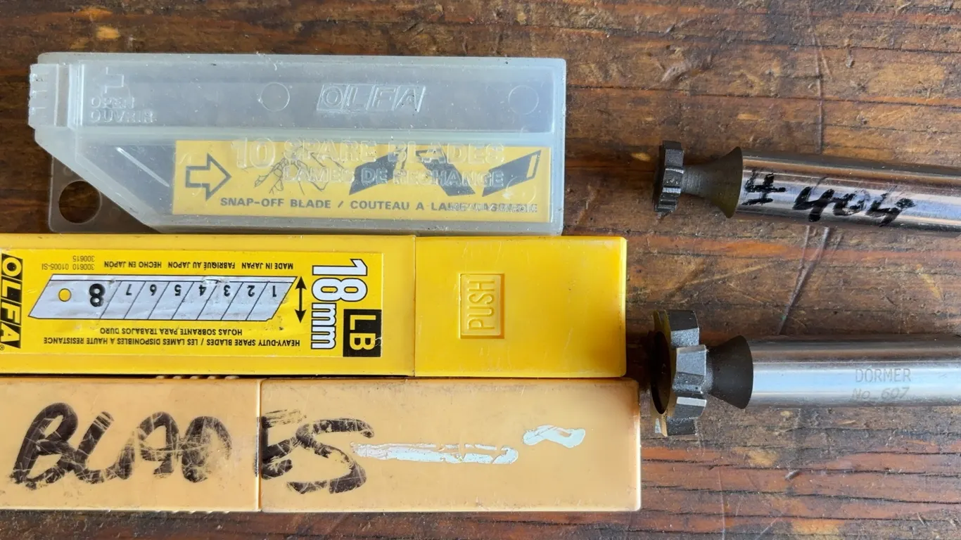 Dormer No. 607 Thread Milling Cutter Lot
