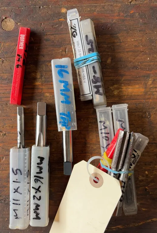 Assorted Machine Shop Taps, Reamers & Precision Tooling Lot