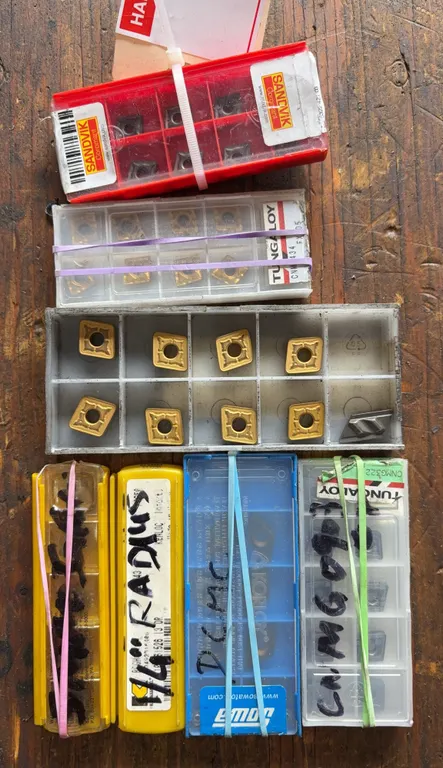 Lot of Carbide Inserts - Sandvik, Tungaloy, Korloy & Kennametal