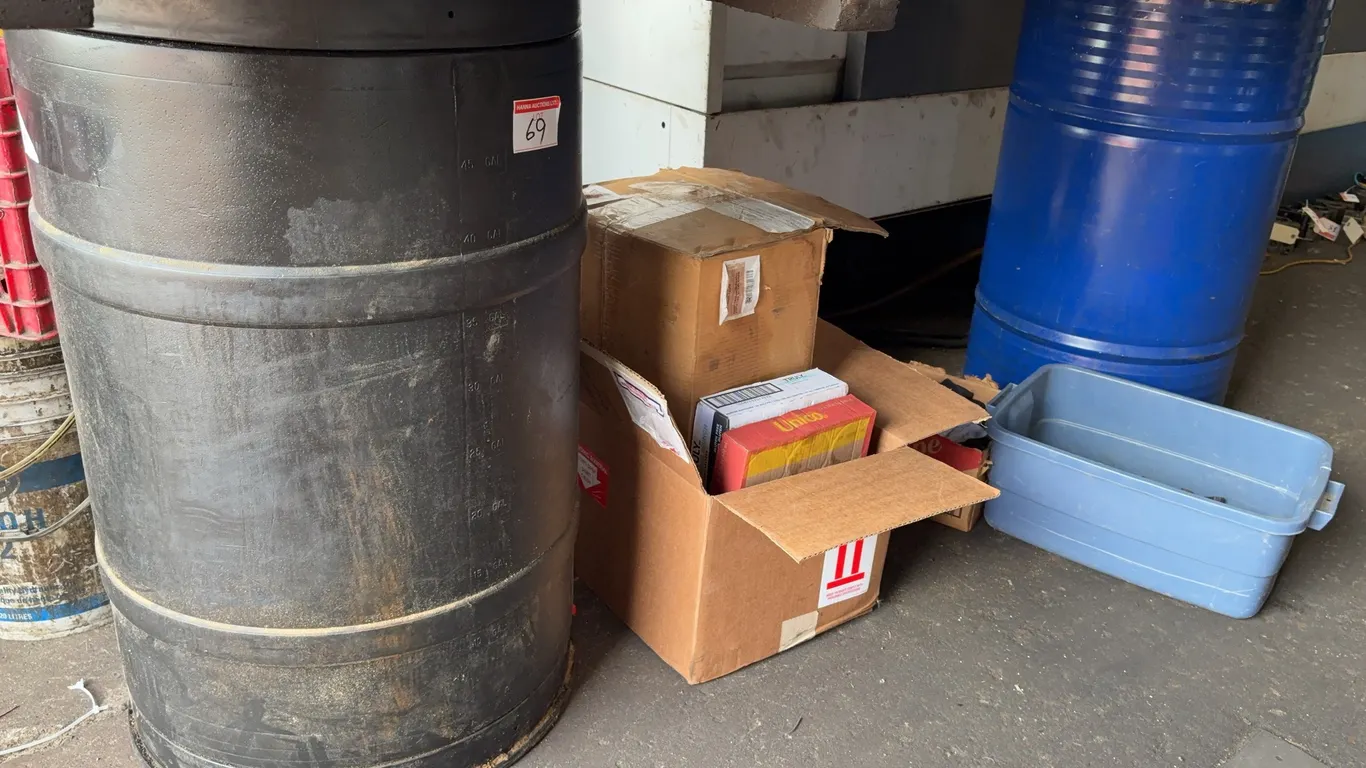 Two 55 Gallon Drums