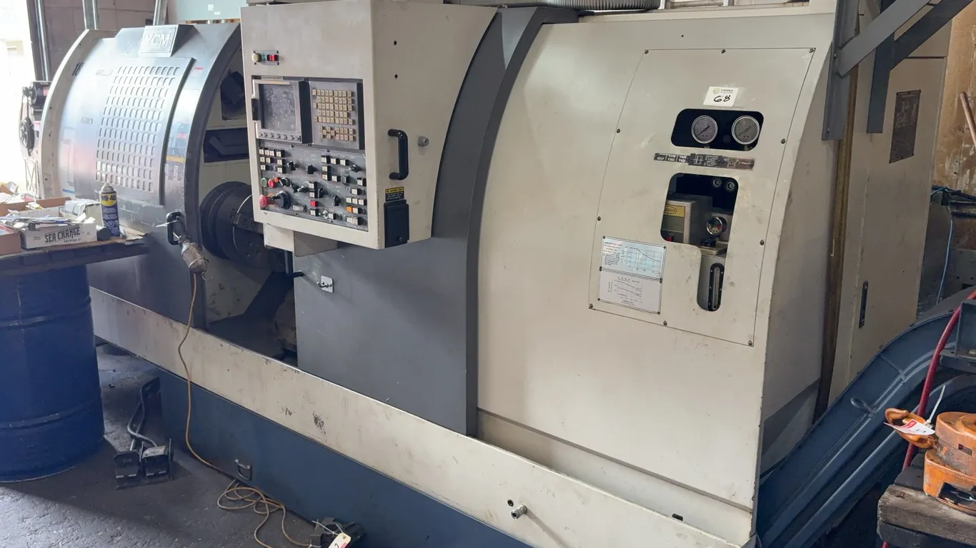 YCM TC-36 CNC Turning Center with Fanuc Control & Tooling (Video Available)