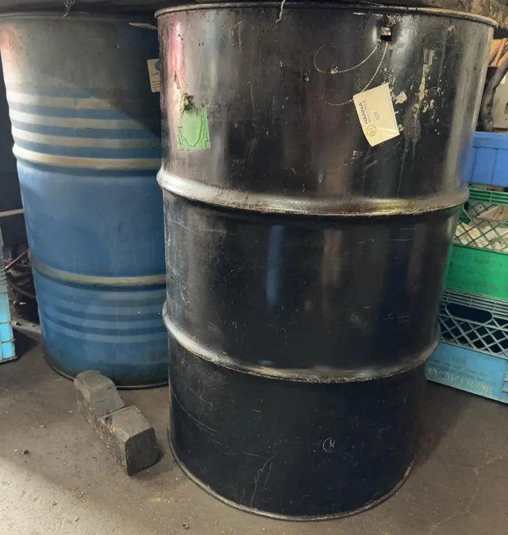 Steel Drum Barrel 55 Gallon Industrial Storage Drum