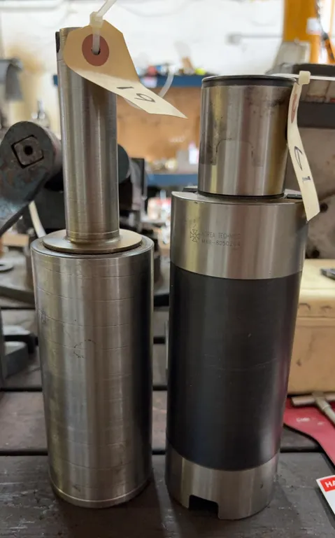 Pair of Industrial Roller Dies/Tooling Assemblies Including Korea Technics MXB-8050204 Unit