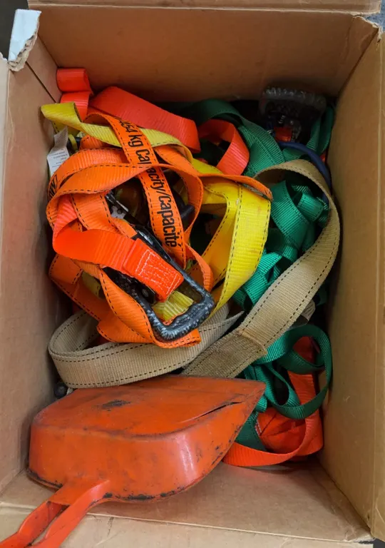 Lot of Ratchet Tie-Down Straps, Tow Straps