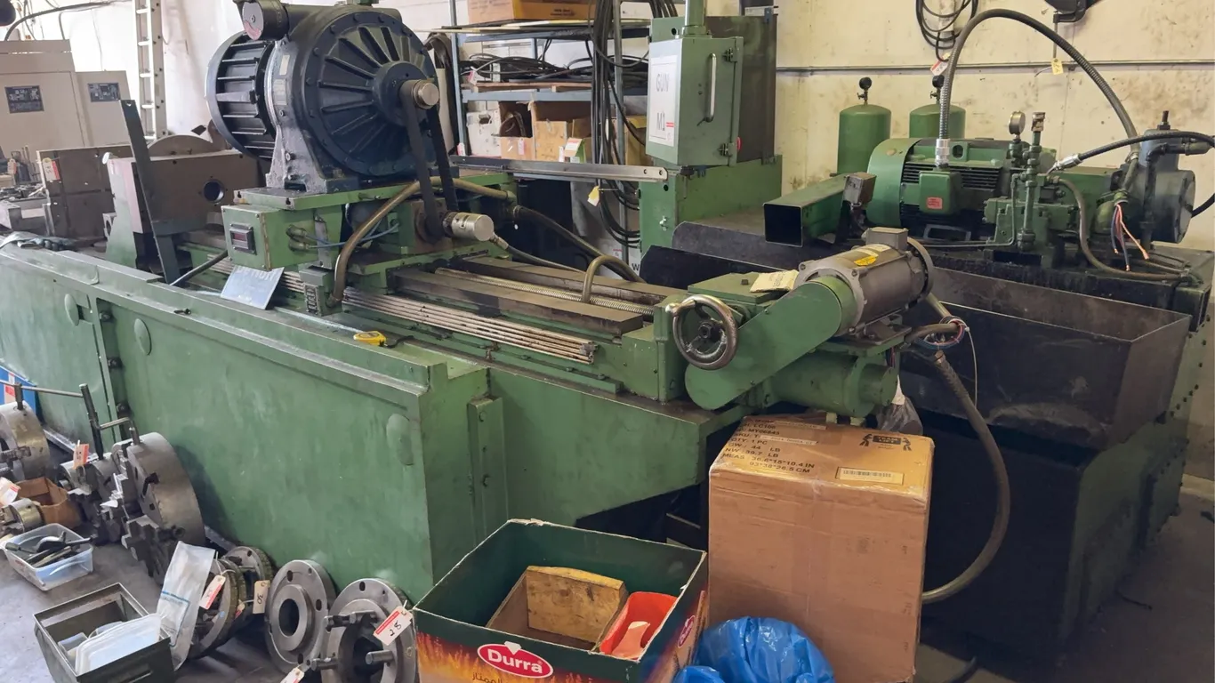 De Hoff Gun Drill with Hydraulic Power Unit, 3-Jaw Chuck & Tooling Package