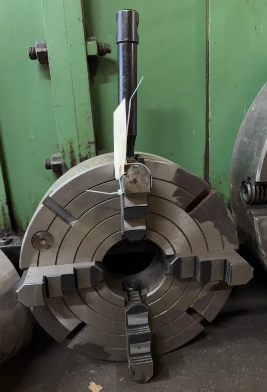 12" HUA PH4 Independent 4-Jaw Lathe Chuck with 3.314" Bore Master Jaws