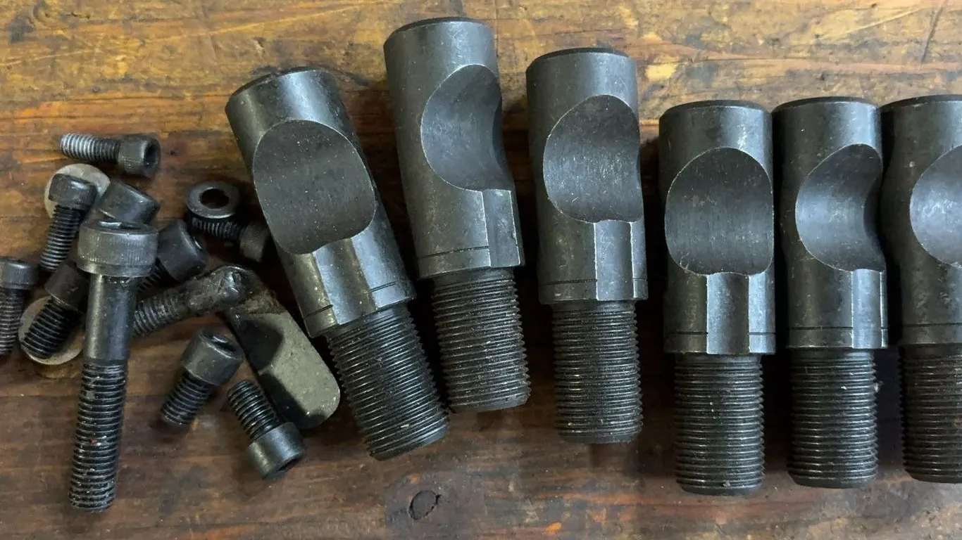 Set of 6 Lathe Chuck Clamping Studs / Mounting Dogs with Hardware