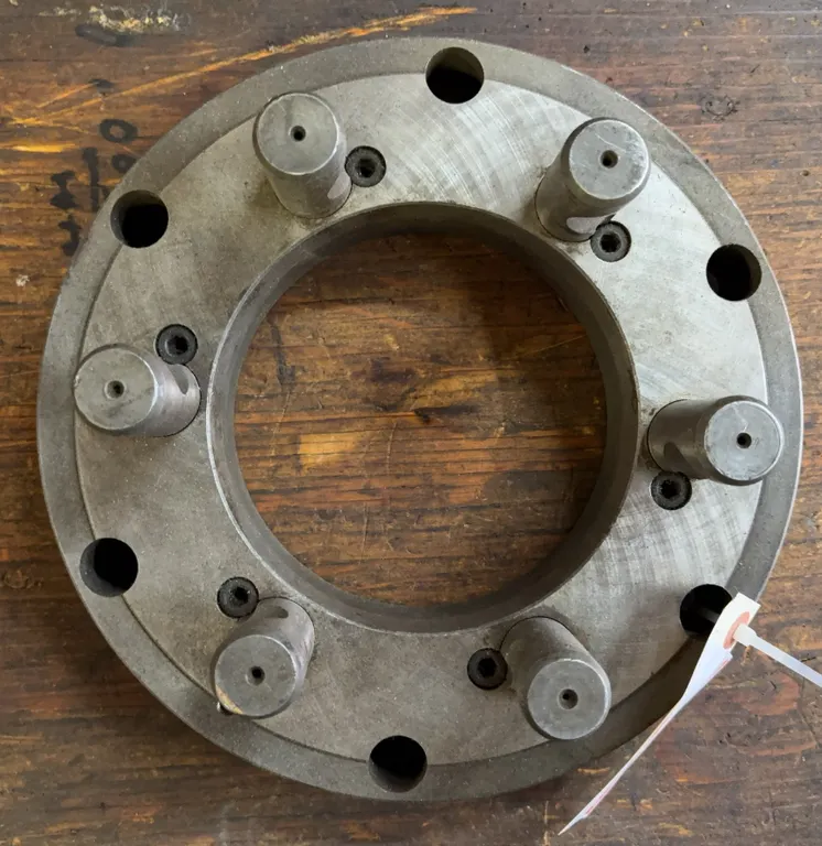 10" Back Plate / 5.355" Bore Lathe Chuck Mounting Plate (Made in Poland)