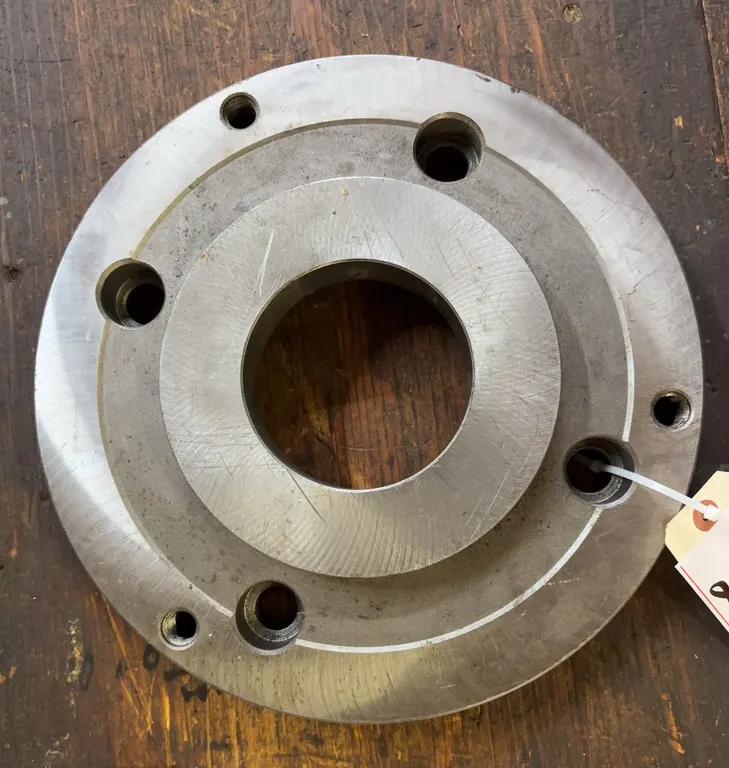 12-1/2" Lathe Back Plate with 4.055" Bore (Made in Poland)