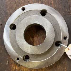 12-1/2" Lathe Back Plate with 4.055" Bore (Made in Poland)