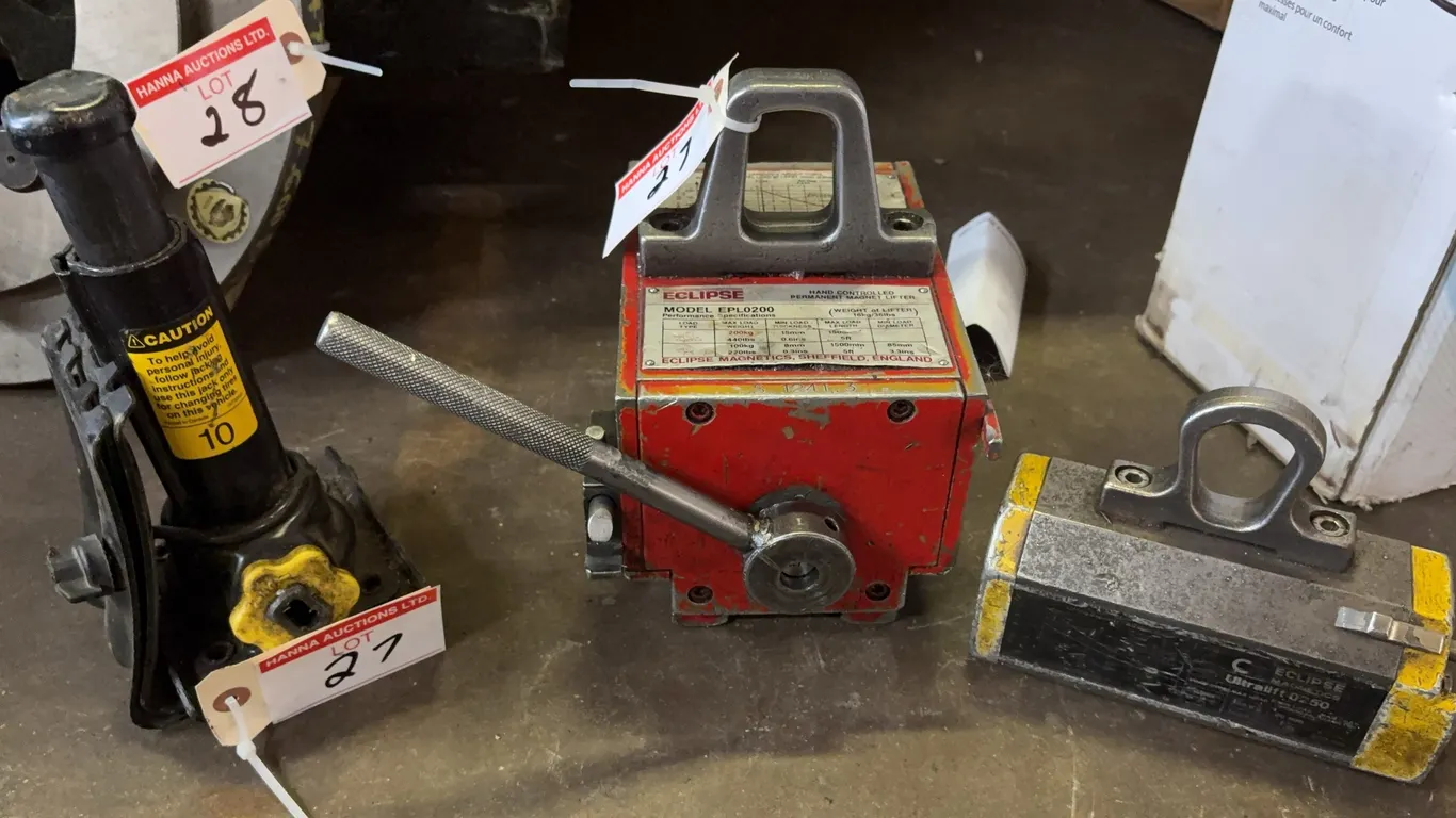 Eclipse Magnetics Ultralift 0250, Eclipse EPL0200 Permanent Magnet Lifter & Jack
