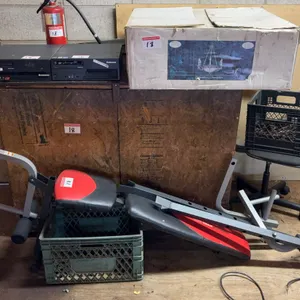 Mixed Office & Household Lot - Desktop PCs, Chandelier and Cabinet