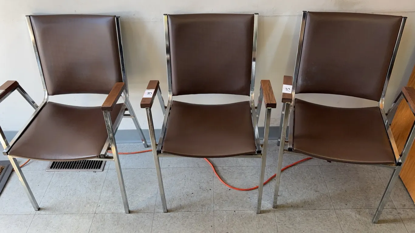 Lot of 3 Office/Waiting Room Chairs