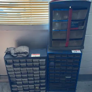 Parts Organizer Bin Lot