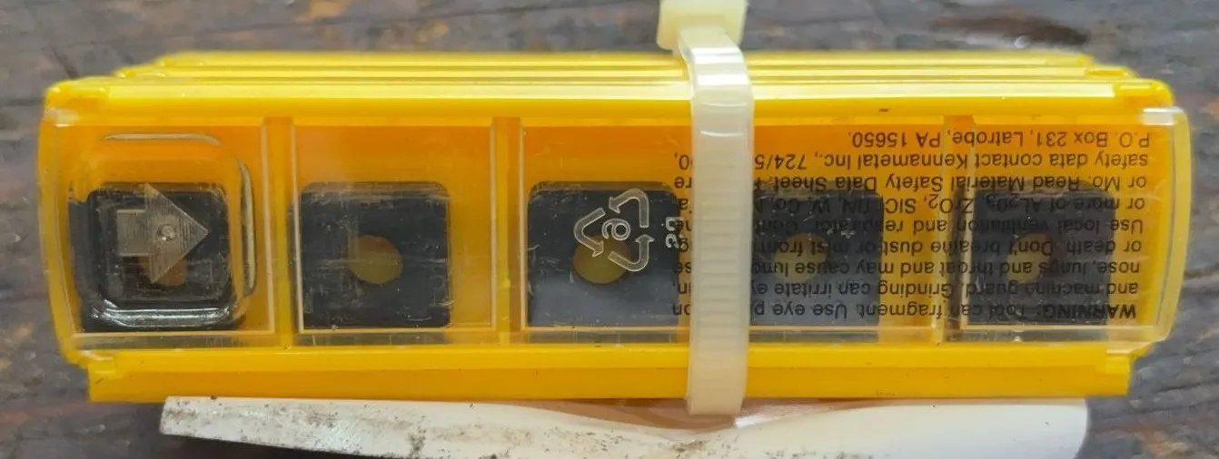 Kennametal SNMG434 / SNMG 120416B KC910 Kenloc Carbide Turning Inserts - 3 Packs