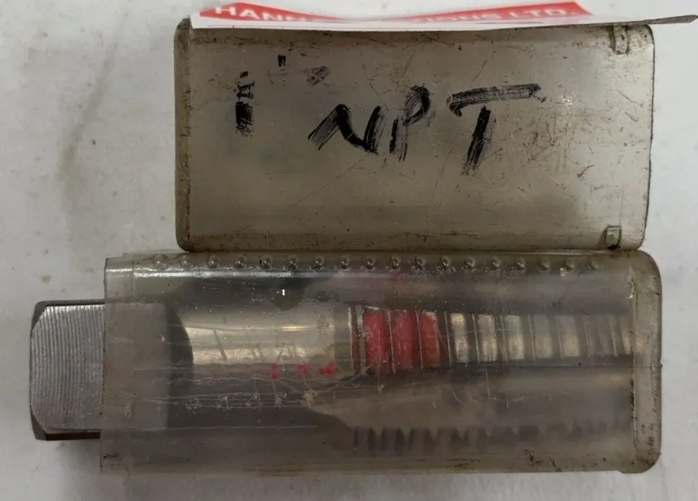 1" NPT Taper Pipe Threading Tap