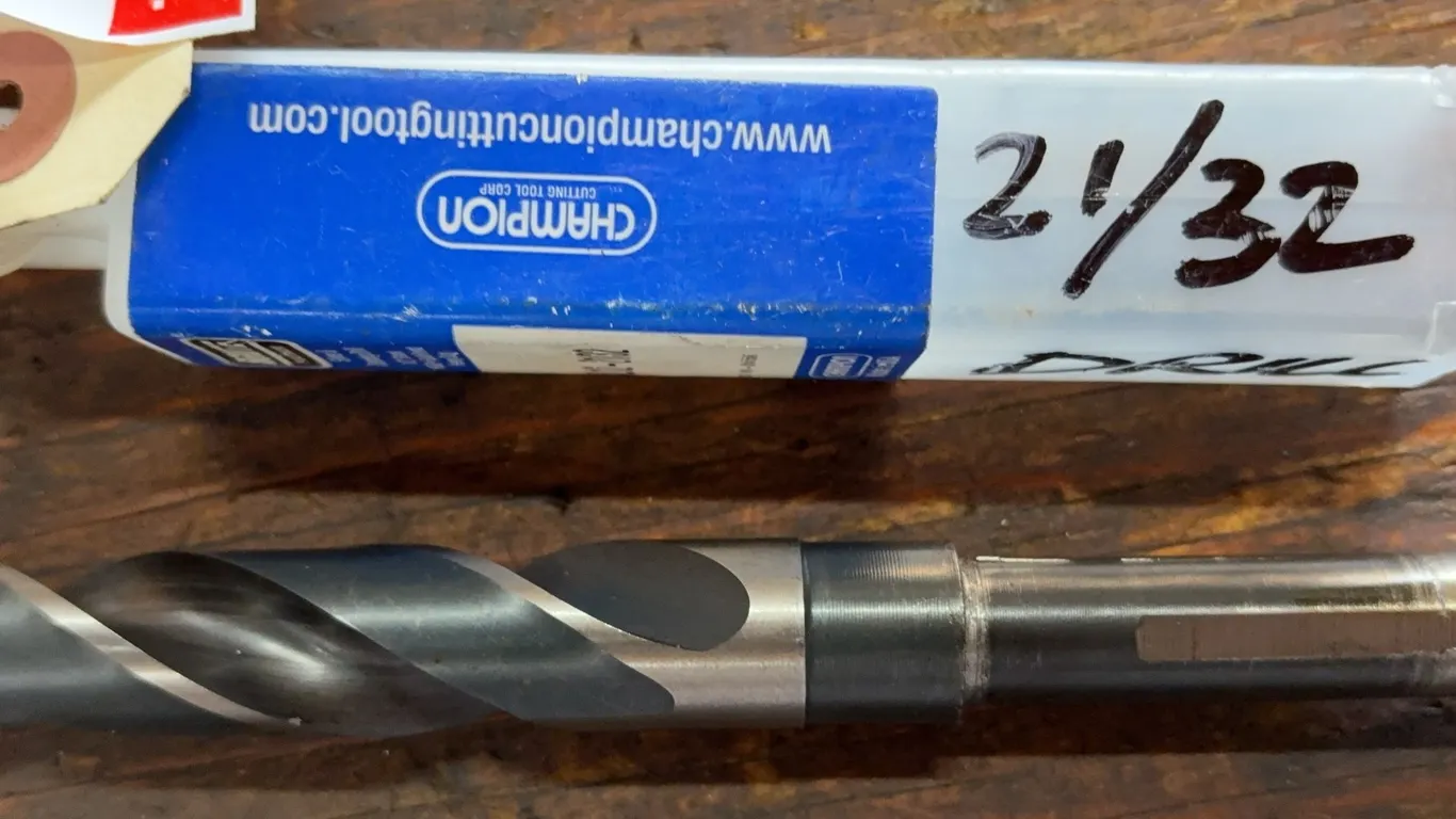 Brute 21/32" Silver & Deming Reduced Shank Drill Bit