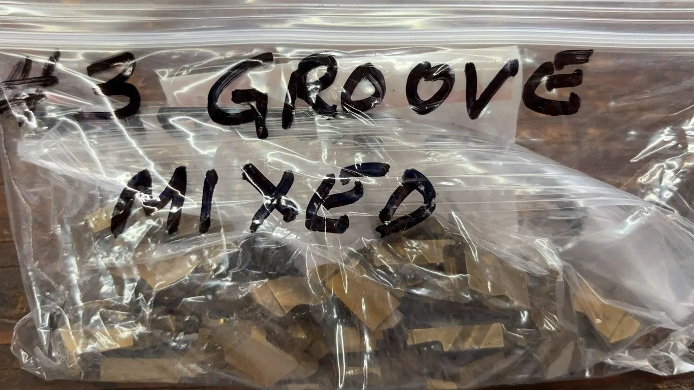 Large Lot of Mixed Carbide Grooving & Parting Inserts